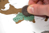 Weltkarte Scratch Map